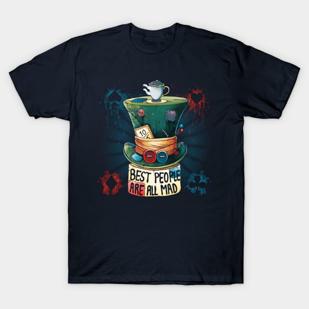 Best People are all Mad T-Shirt by Vallina84